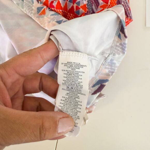 Prana Womens Phoebe Strappy Top in Fireball Firefly Pink Burgundy - S - Picture 6 of 9